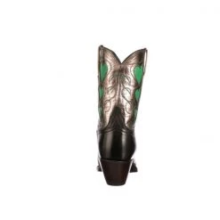 Lucchese-inc Queen Of Hearts :: Black + Pewter BOOTS