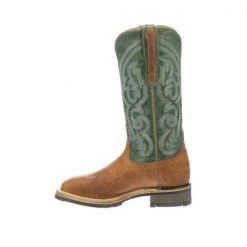 Lucchese-inc Ruth :: Cognac + Green BOOTS