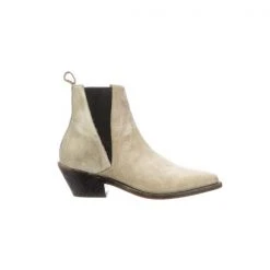 Lucchese-inc Ella :: Bone + Black BOOTS