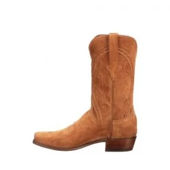 Lucchese-inc Jessie Suede :: Cognac + Rust Boots