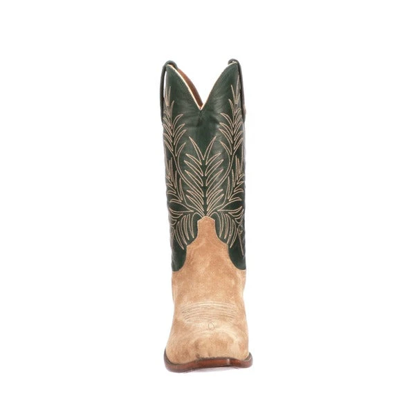 Lucchese-inc Paxson Suede :: Tan + Green Boots Lucchese-inc Paxson Suede :: Tan + Green Boots