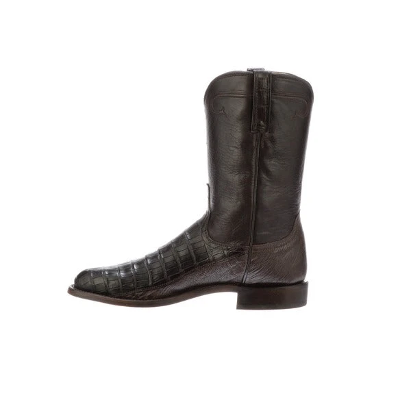 Lucchese-inc Boots Gerard :: Chocolate + Dark Brown Lucchese-inc Boots Gerard :: Chocolate + Dark Brown