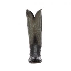 Lucchese-inc Josephine :: Black + Anthracite Grey BOOTS