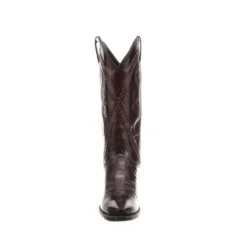 Lucchese-inc Darlene :: Black Cherry BOOTS