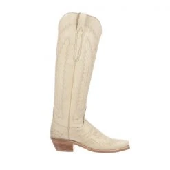 Lucchese-inc Priscilla :: Glitz Cream BOOTS
