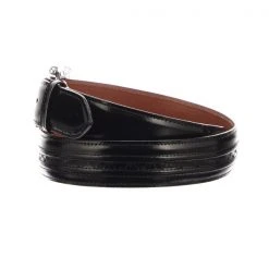 Lucchese-inc Belts Hobby Stitch Goat :: Black