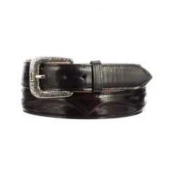 Lucchese-inc Seville Stitch Goat :: Black Cherry