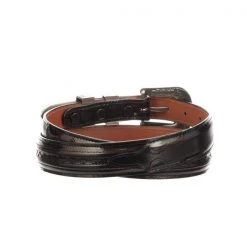 Lucchese-inc Belts Hobby Stitch Goat Tapered :: Black Cherry