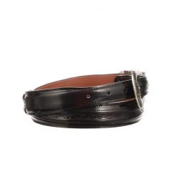 Lucchese-inc Belts Hobby Stitch Goat Tapered :: Black Cherry