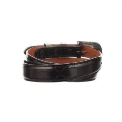 Lucchese-inc Belts Smooth Goat Tapered :: Black Cherry