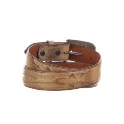 Lucchese-inc Seville Stitch Mad Dog Goat :: Tan Belts