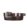 Lucchese-inc Seville Stitch Ranch Hand Tapered :: Tan Belts