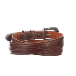 Lucchese-inc Seville Stitch Ranch Hand Tapered :: Cognac Belts