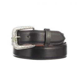 Lucchese-inc Belts Smooth Baby Buffalo :: Black