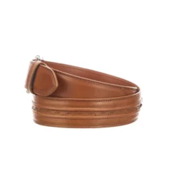 Lucchese-inc Hobby Stitch Baby Buffalo :: Cognac Belts