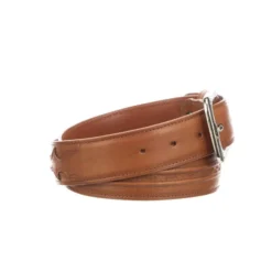 Lucchese-inc Hobby Stitch Baby Buffalo :: Cognac Belts