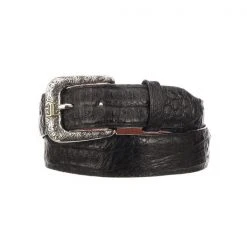 Lucchese-inc Belts Hornback Caiman :: Black