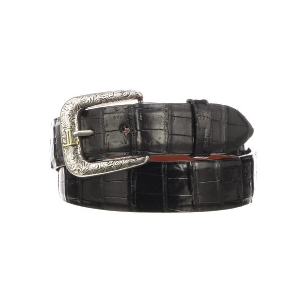 Lucchese-inc Ultra Belly Caiman :: Black Belts Lucchese-inc Ultra Belly Caiman :: Black Belts