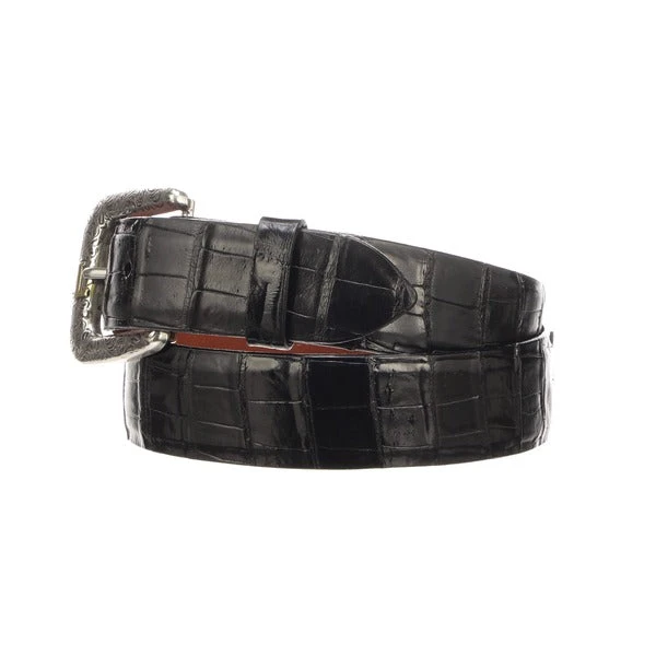 Lucchese-inc Ultra Belly Caiman :: Black Belts Lucchese-inc Ultra Belly Caiman :: Black Belts