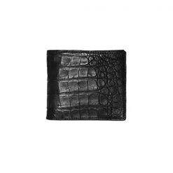 Lucchese-inc Hipster Wallet – Crocodile :: Black