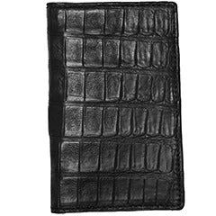 Lucchese-inc Wallets Bifold Wallet – Crocodile :: Black Lucchese-inc Wallets Bifold Wallet – Crocodile :: Black